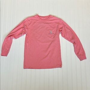 Southern Tide Pink Long Sleeve Tee
